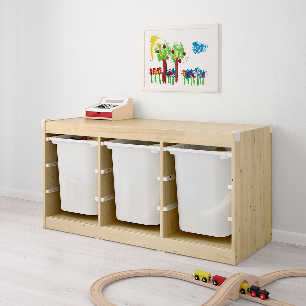 Kệ gỗ ngang TROFAST IKEA
