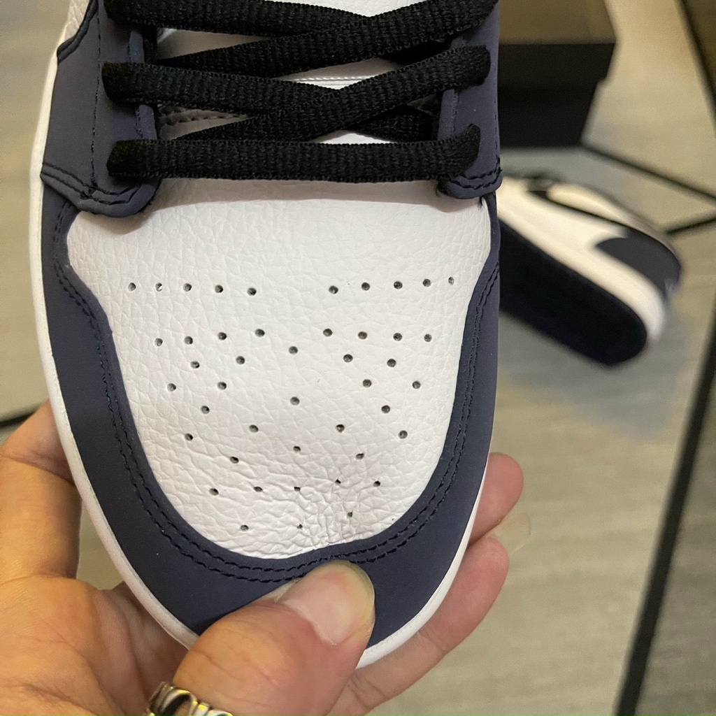 (Mr.D SNEAKER) LOW NAVY XANH ĐEN HÀNG SC - Full Hộp Tặng Kèm Tất Và Hộp Bảo Vệ | BigBuy360 - bigbuy360.vn