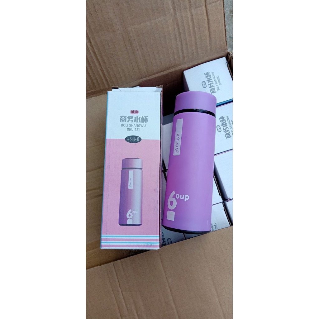 Bình thủy tinh đựng nước giữ nhiệt Unnie nhiều màu Shop Tiện Ích