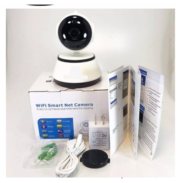 Camera Wifi V380 Pro HD1080p Siêu Nét, Camera Không Dây Xoay 360 độ, Tích Hợp Microphone Ghi Âm Thanh, Đàm Thoại 2 Chiều