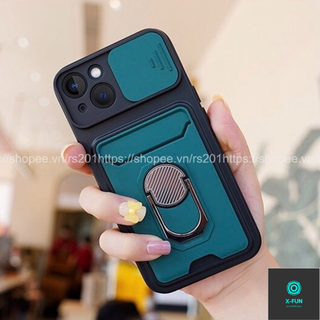 Ốp lưng CÓ TÚI và NHẪN đỡ điện thoại dành cho iphone 6/6plus/6s/6splus/7/7plus/8/8plus/x/xr/xs/11/12/13/pro/max