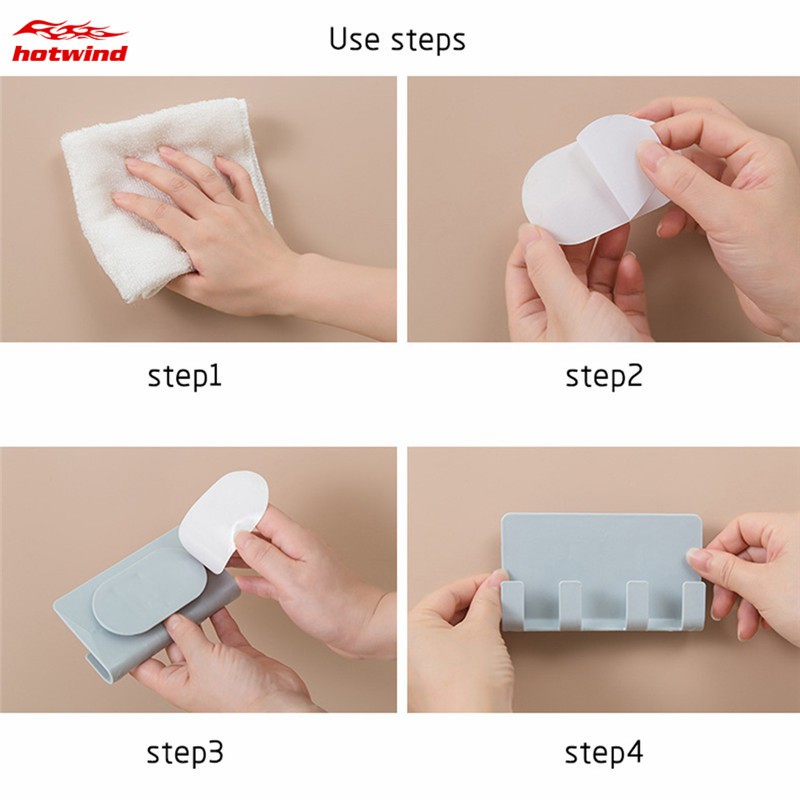 Giá đỡ điện thoại/phích cắm dán tường tiện dụng