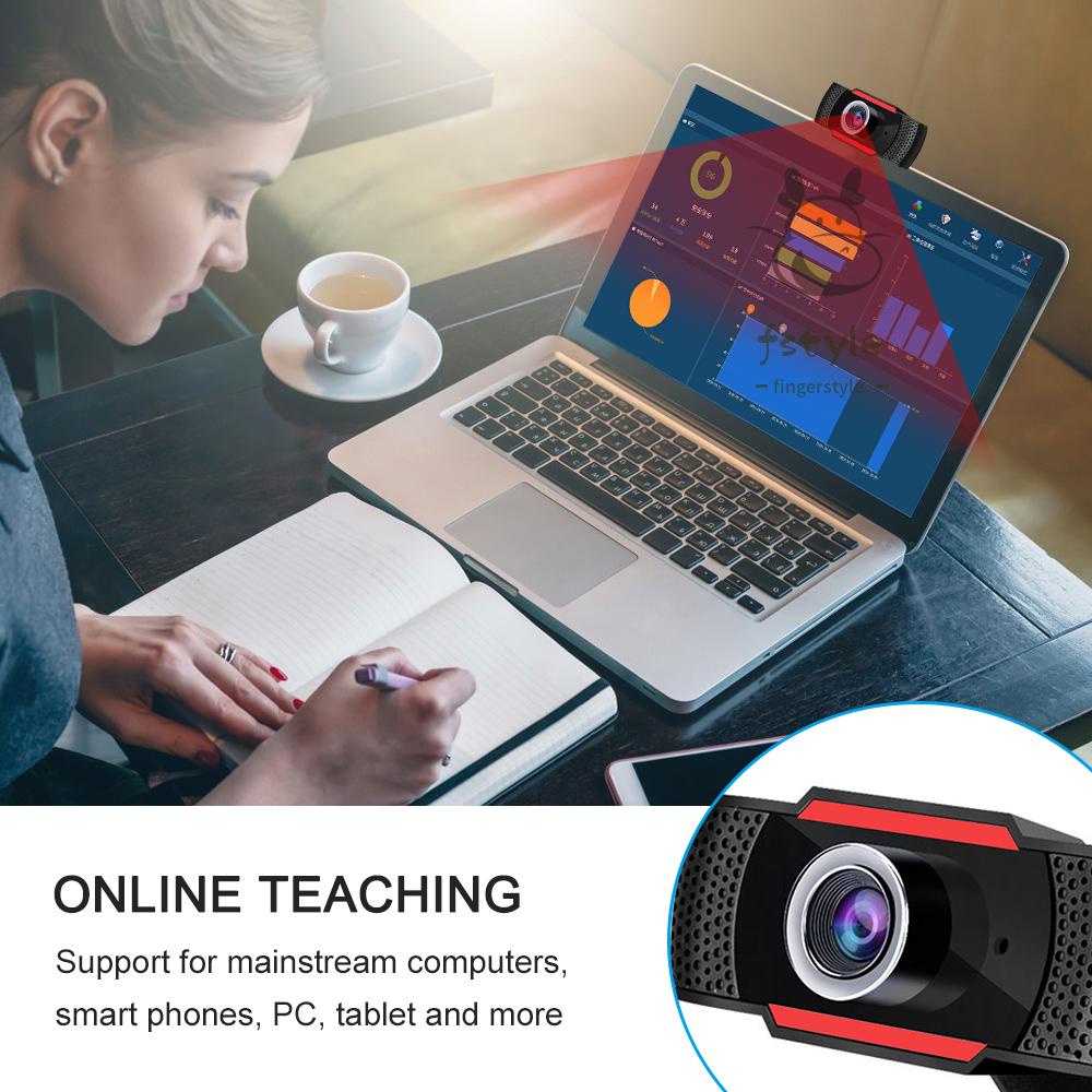 Webcam Hd Usb Không Cần Trình Điều Khiển Tích Hợp Micro Hỗ Trợ Học Tập Trực Tuyến Cho Laptop / Máy Tính Để Bàn