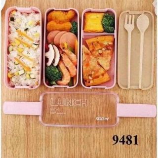 Hộp cơm lúa mạch 3 ngăn