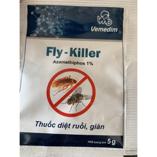 1 gói Fly- Killer - diệt ruồi , gián- 5g - trong gia đình, chuồng trại