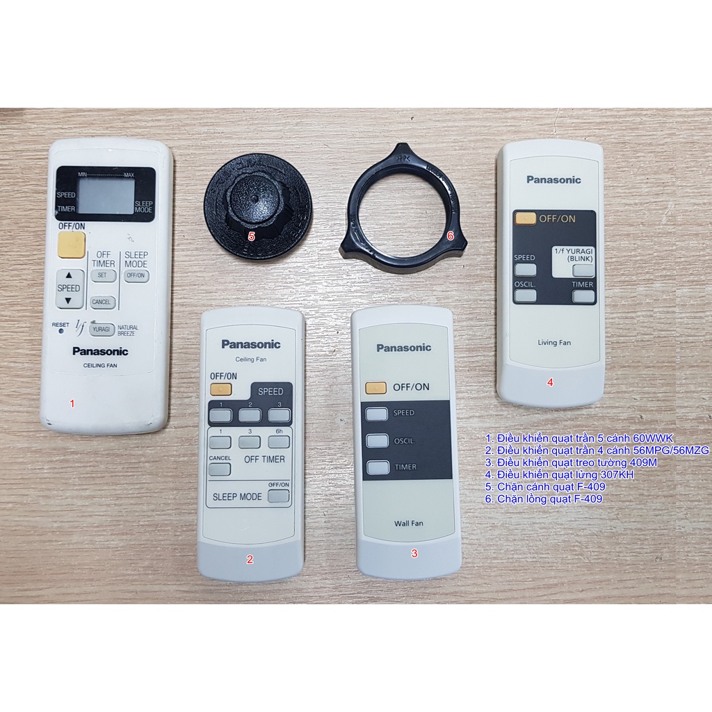 LINH PHỤ KIỆN QUẠT CHÍNH HÃNG PANASONIC
