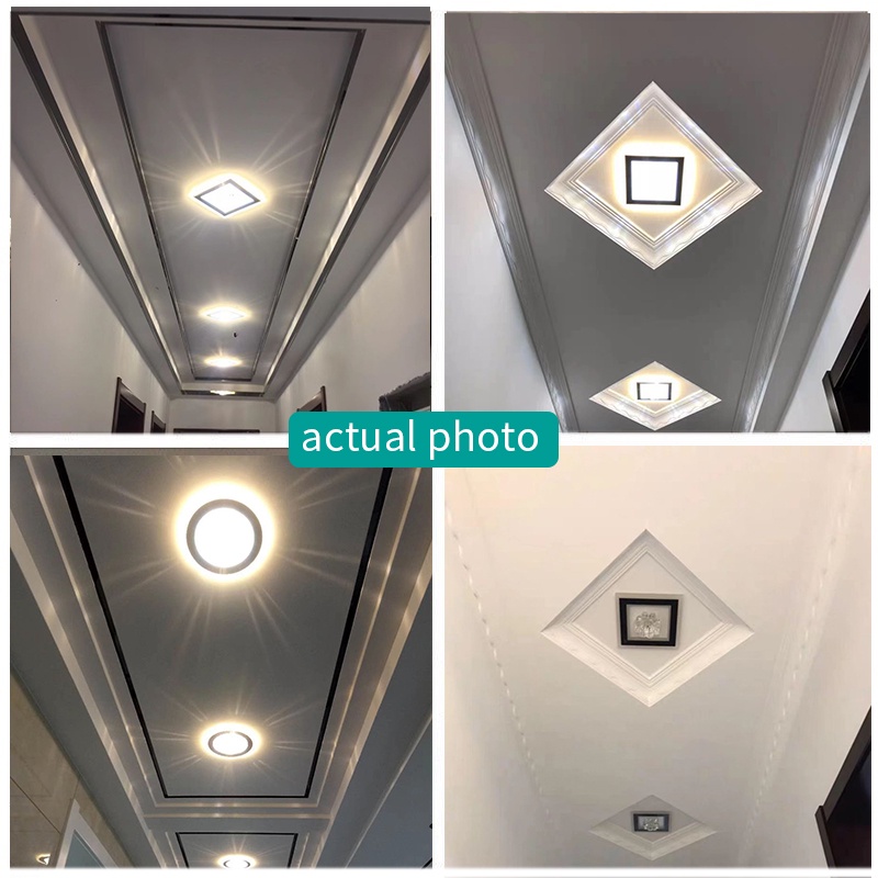IKEE Rang Trí PhòNg KháCh Đèn Trần Phòng Ngủ Led Đèn Ốp Trần Hiện Đại Ban Công