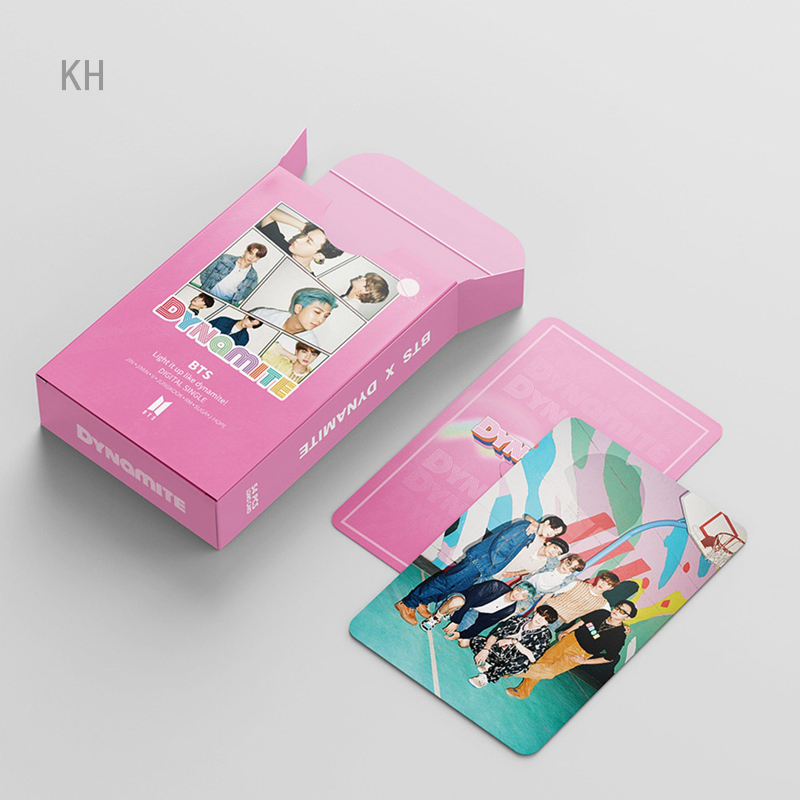 Set 54 Tấm Card In Hình Nhóm Nhạc Bts