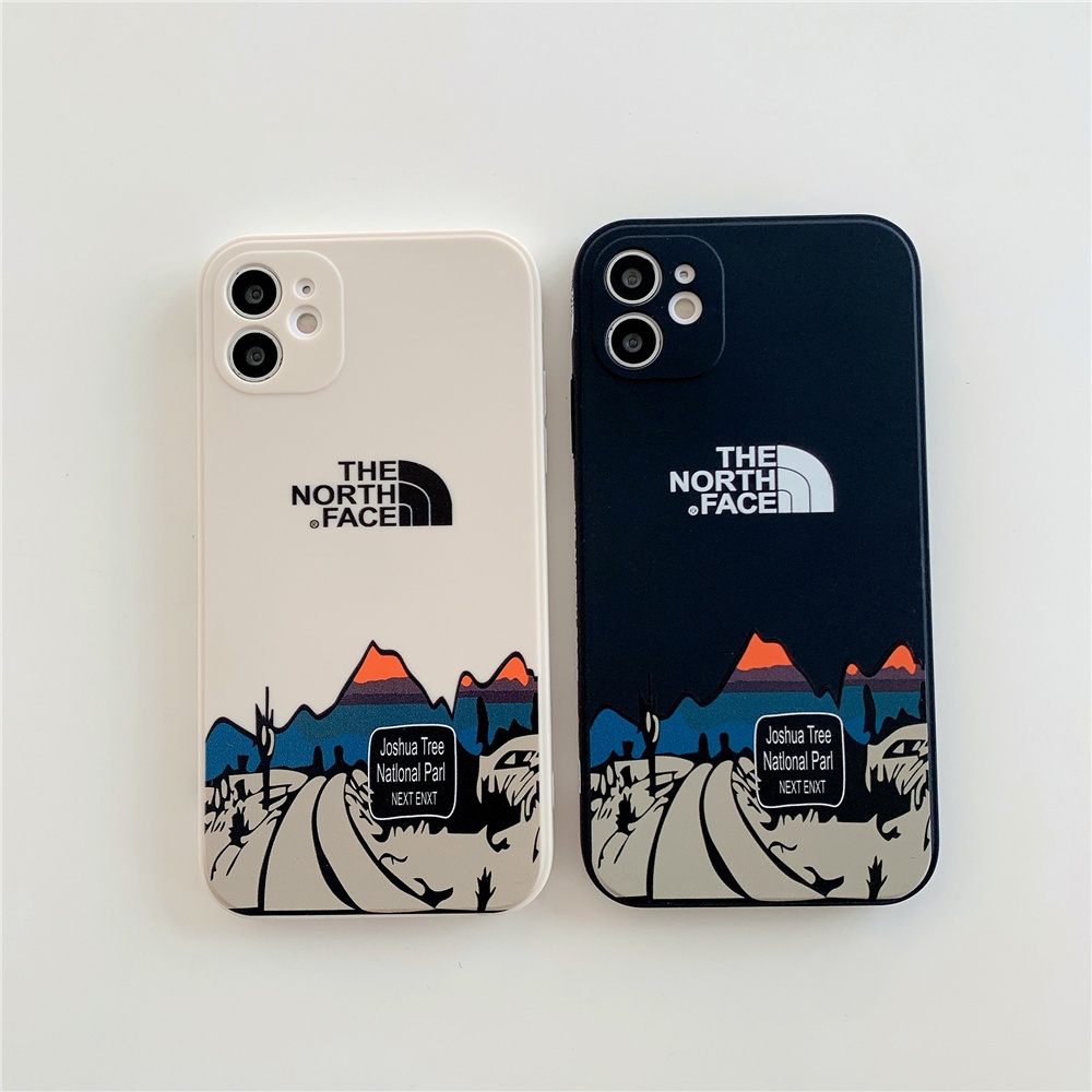 Ốp Điện Thoại Silicon Mềm In Hình The North Face Cho iPhone 14 Pro Max 13 12 11 Pro Max X XR 6 7 8 Plus