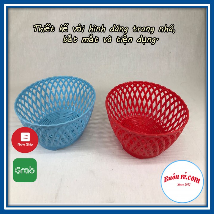 Rổ Mây Nhựa Tròn Song Long tiện dụng, an toàn 01161 – 01160 – 01159 Buôn Rẻ
