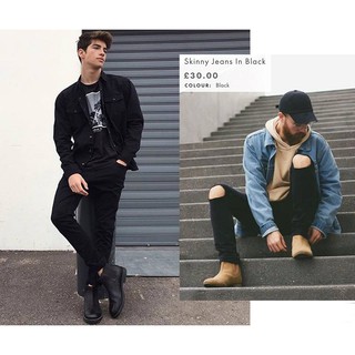 Quần Jean Nam Đen Slimfit 💖 1 chiếc quần Jean đen tuyền co dãn thỏa mái 💖 đẹp chất ngất 💖 QJZR6