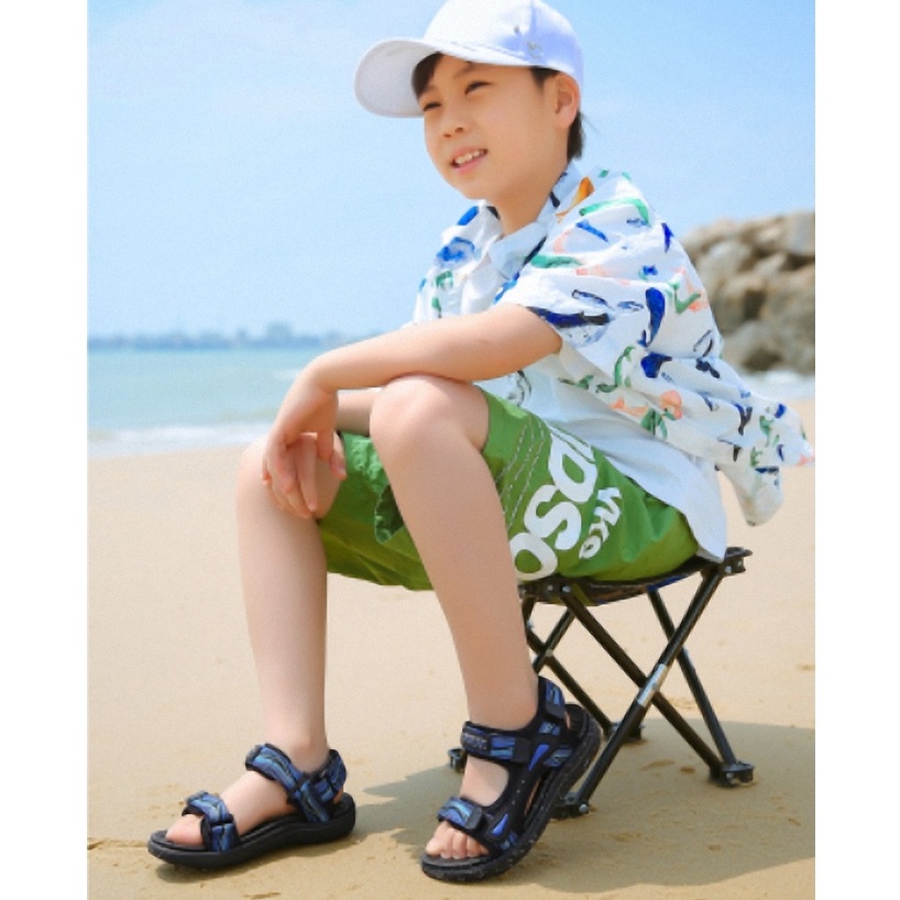 Dép &amp; xăng đan bé trai siêu nhẹ , sandal bé trai đi học SD235