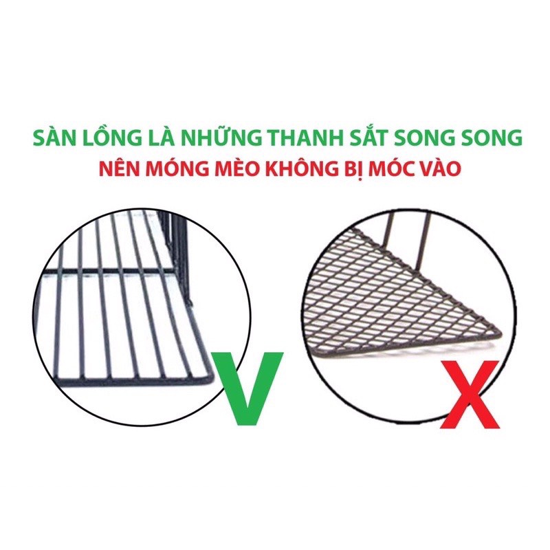 Lồng tắm và sấy chuyên dụng dành cho mèo, chất liệu thép sơn tĩnh điện không gỉ