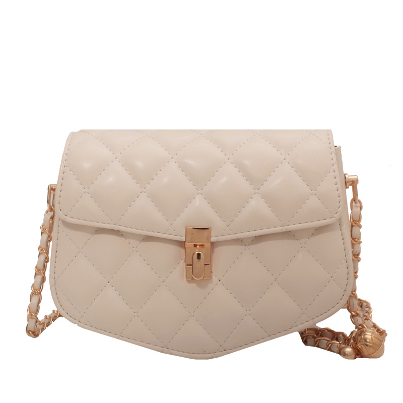 IELGY Túi Đeo Vai Có Dây Đeo Mắc Xích Thời Trang Cho Nữ