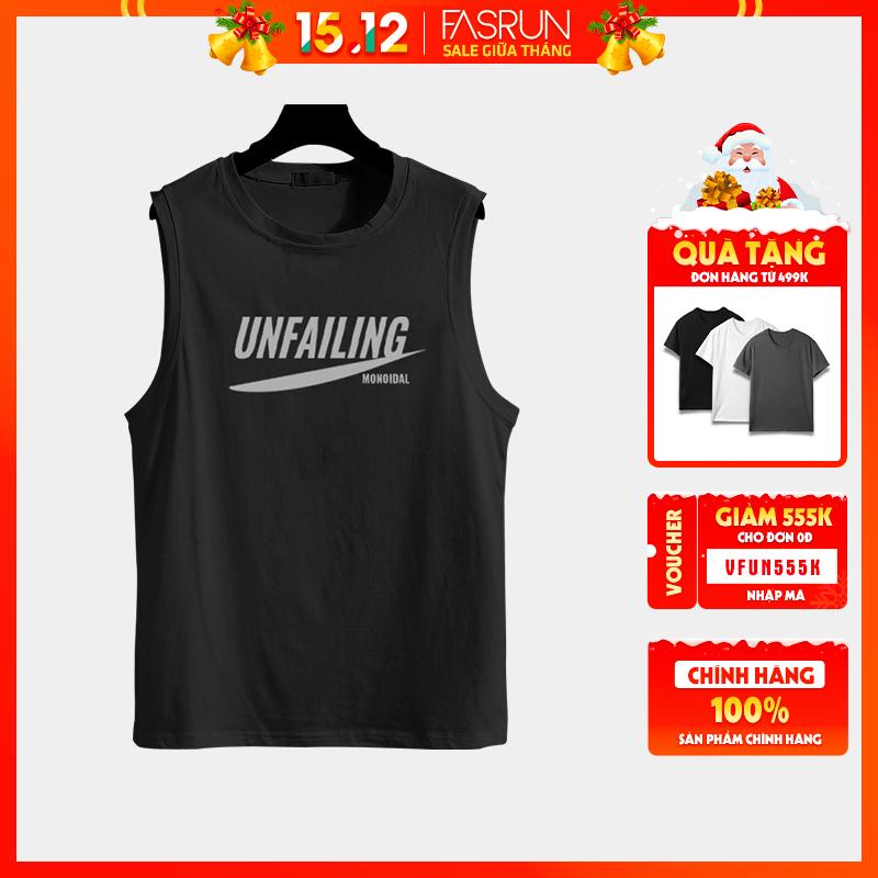 Áo thun ba lỗ nam 4RUN mã "KC-Q" Áo tanktop nam chuẩn form tập gym vải co Giãn thấm mồ hôi cực tốt