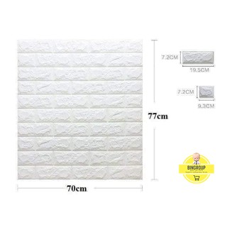  [GIÁ GỐC] Xốp dán tường 3D Giả Gạch Loại 1 Siêu Dính