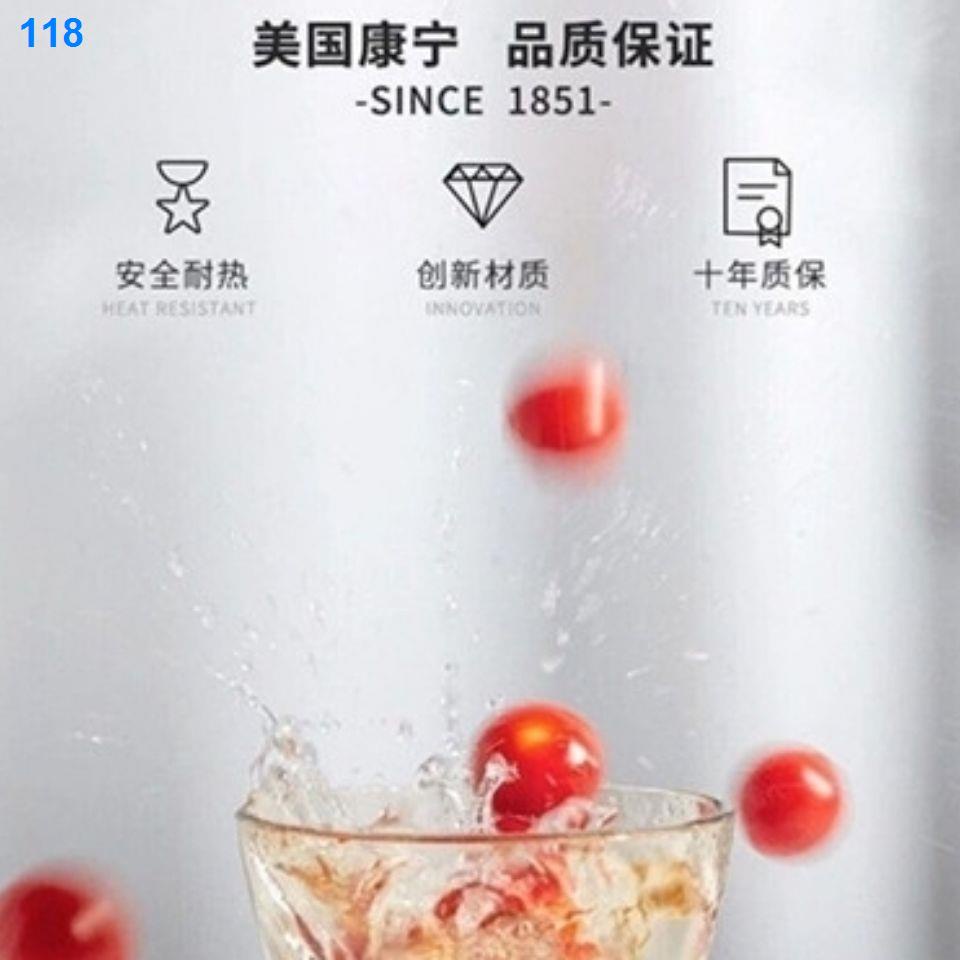 2021 ☁Corning Amber Bộ đồ ăn bằng thủy tinh chịu nhiệt Đĩa lò vi sóng Bát vuông Lấy 5 lần Miễn phí một Mua hàng có giới