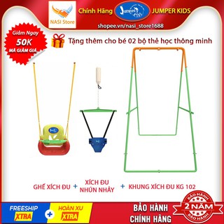 Voucher Giảm Ngay 50K Combo xích đu nhún nhảy tập đi cho bé Jumper Kids