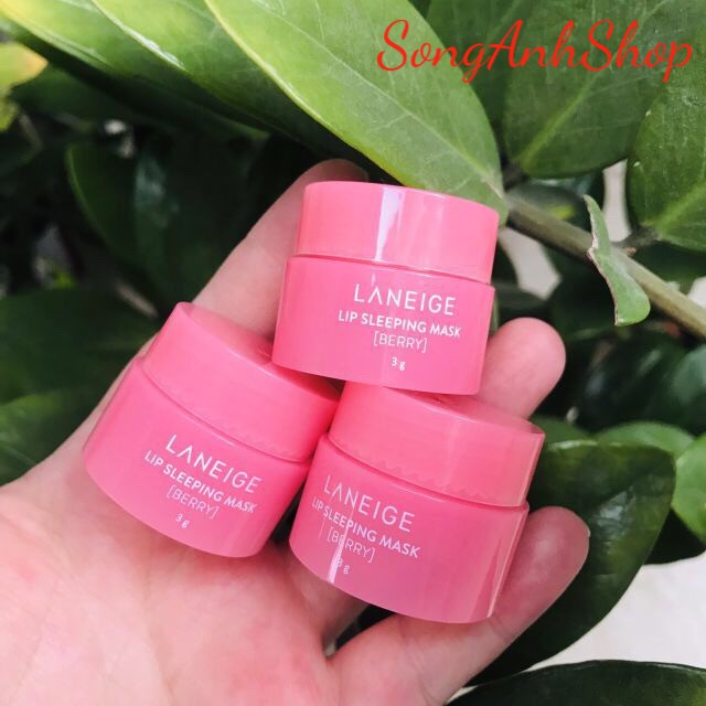 Mẫu mới mặt nạ ngủ môi Laneige lip sleeping mask 3g