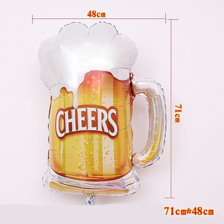 Bóng nhôm Ly bia (50x70cm)