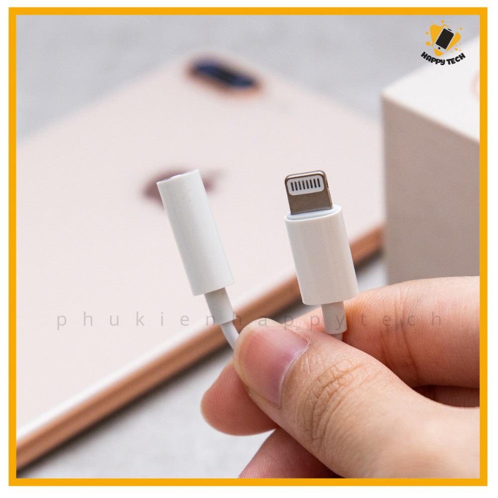 Jack cáp chuyển đổi tai nghe iphone chính hãng Lightning to 3.5mm hỗ trợ mic tech store