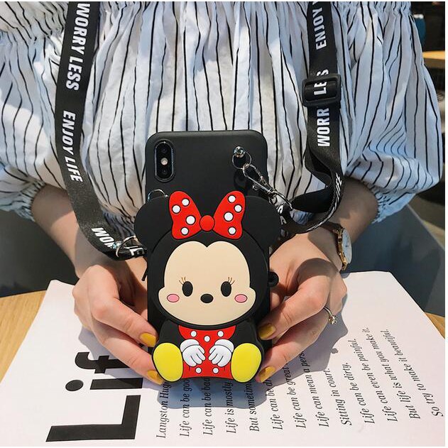 Ốp lưng ví hình chuột mickey và minnie cho OPPO Reno 3 Pro 2 Z 2F 2Z F11 F9 Pro F7 F5 Youth F3 F1S F1 F3 Plus | BigBuy360 - bigbuy360.vn