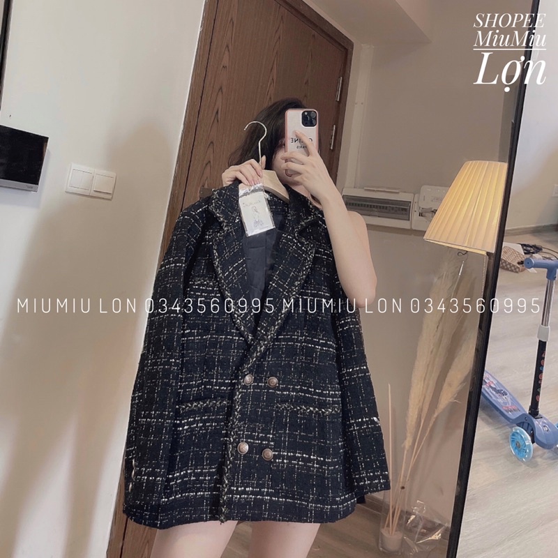 ÁO DẠ tweet ĐEN QC | BigBuy360 - bigbuy360.vn