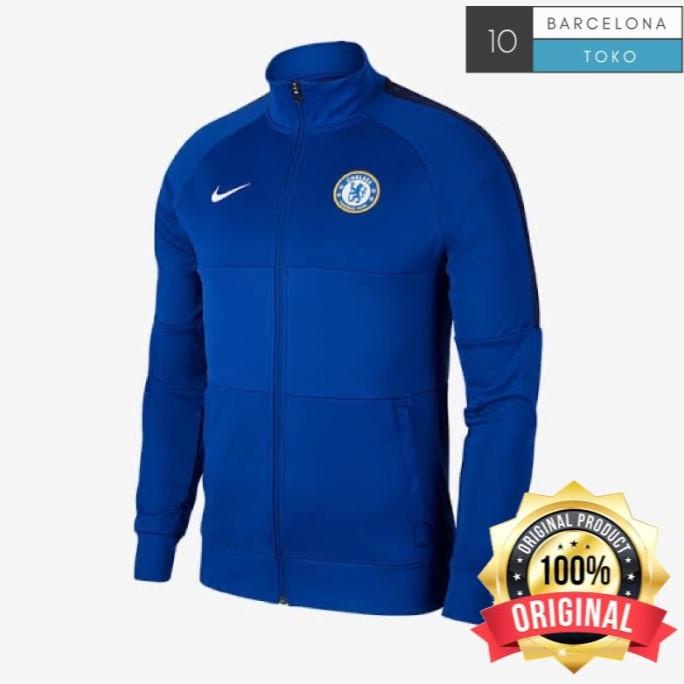 Áo Khoác Chelsea Anthem Lớp Màu Xanh Lam 2021 Distributor