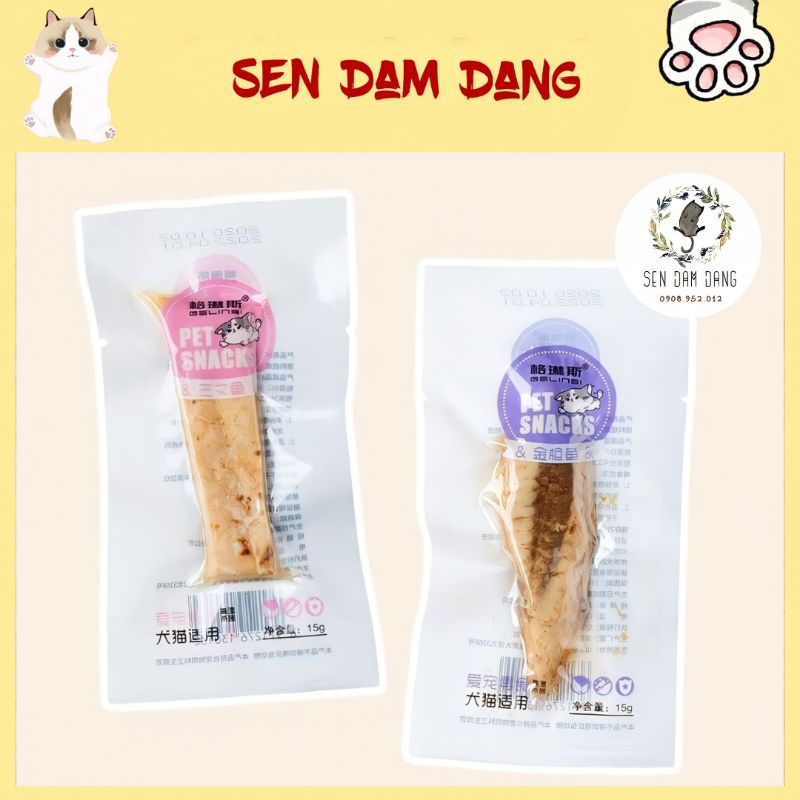Cá Hấp Sẵn Cho Cún Mèo - 15G
