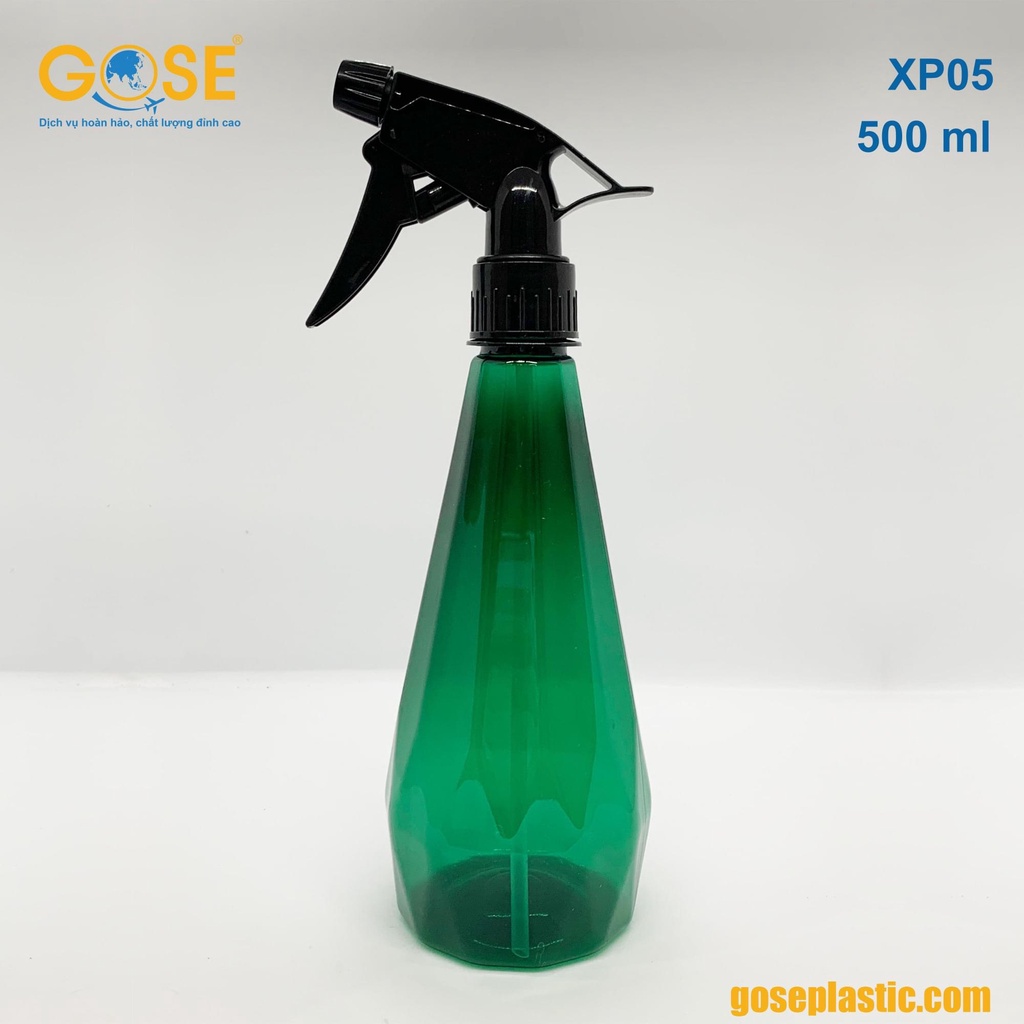 Bình xịt nước, phun sương mini tưới cây, xịt tóc, xịt hoá chất 500 ml ( Nhựa PET -XP05)