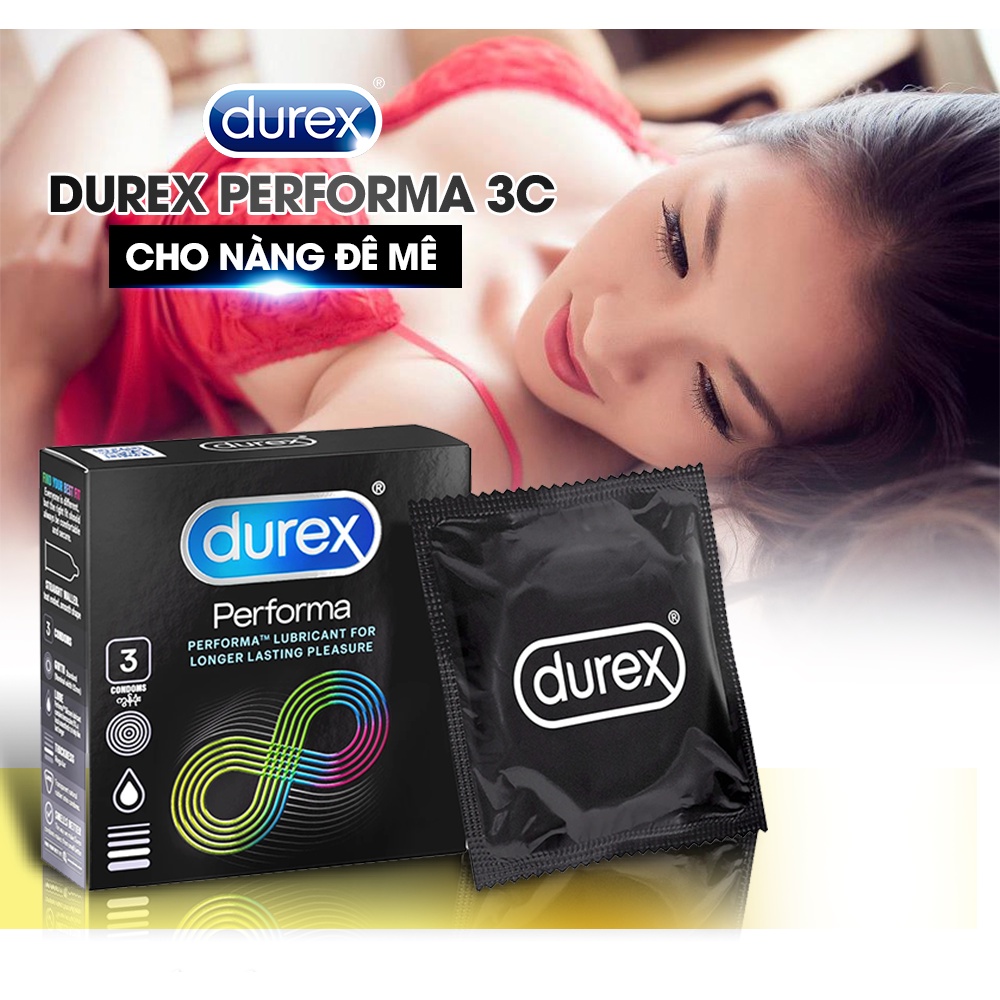 [Tặng 5 Hộp BCS Durex] Khi Mua Combo 6 Loại Bao Cao Su Durex [Hộp 3 Cái] Đầy Đủ Chủng Loại