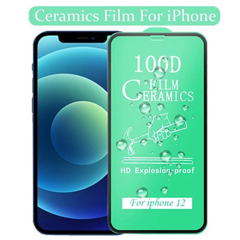 Kính Cường Lực 100D Bảo Vệ Màn Hình Điện Thoại iPhone 13 12 11 Pro MAX Mini X XS MAX XR iPhone SE 2022 2020 6 6S 7 8 Plus