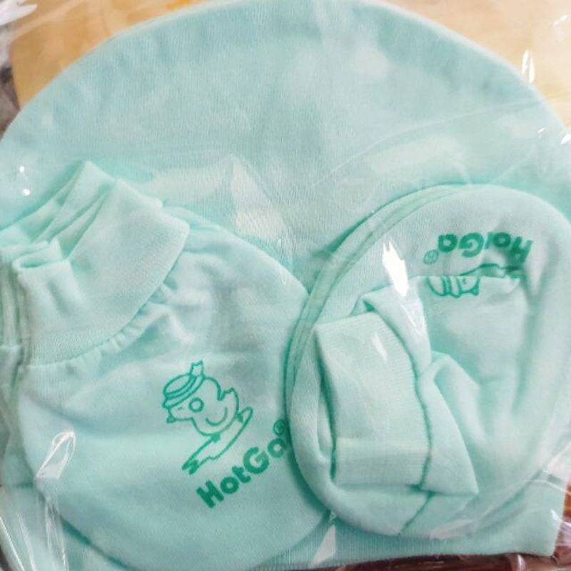 Bộ phụ kiện gồm Nón + bao tay + bao chân Hotga cho bé sơ sinh