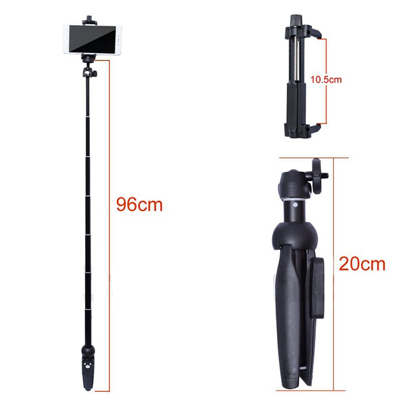 CHÍNH HÃNG - Gậy Chụp Hình Kiêm Tripod Đa Năng 3 Trong 1 Yunteng YT-9928