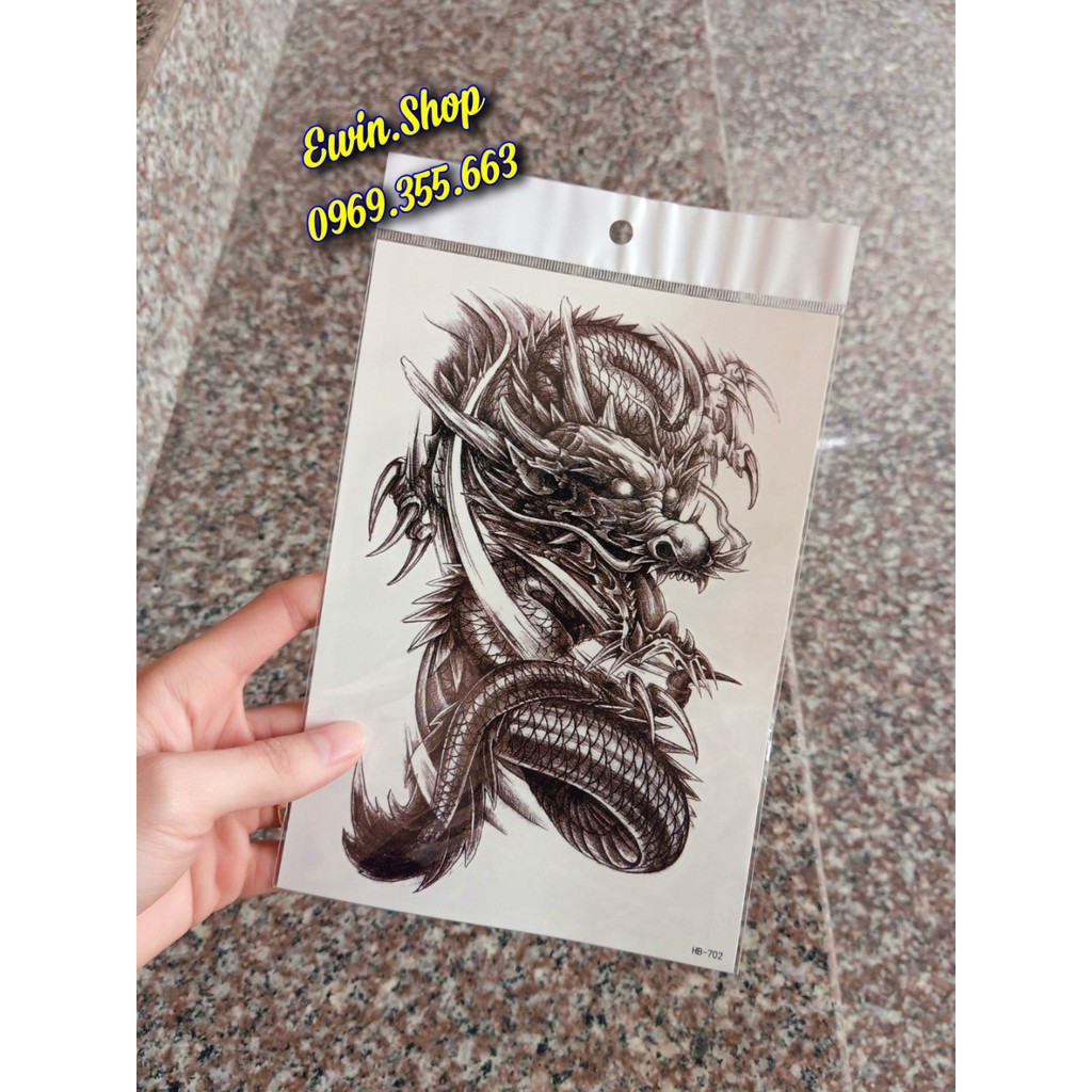 Hình xăm bắp 15x21cm