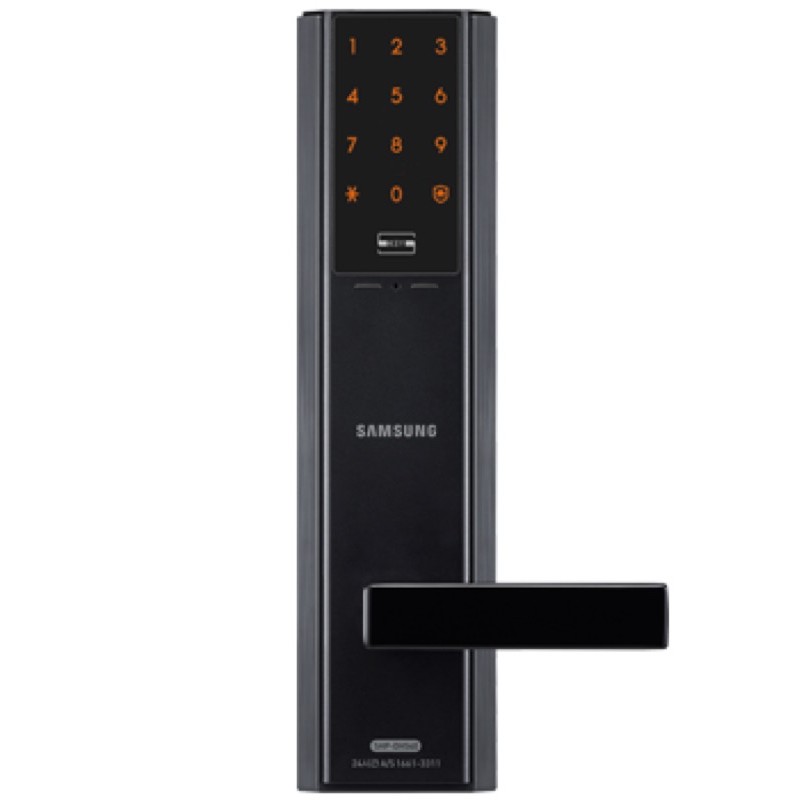 Khóa cửa điện tử Samsung SHP-DH537 mở cửa bằng mật mã, thẻ từ, chìa cơ