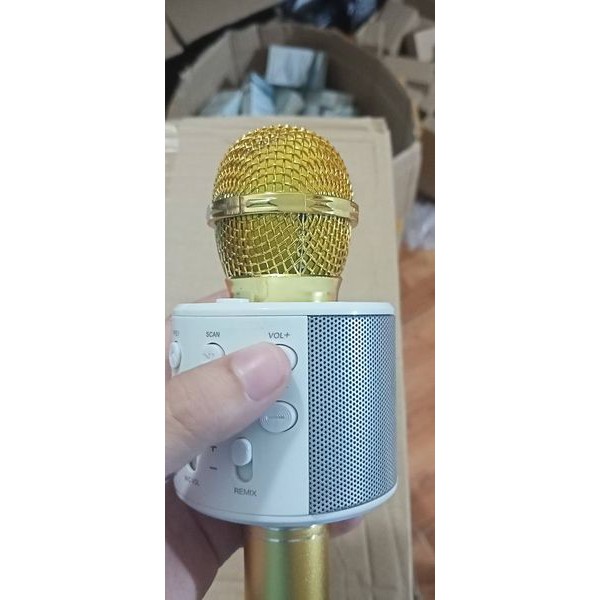 MICRO karaoke bluetooth WS858 10 không dây có loa |Phutuan2410