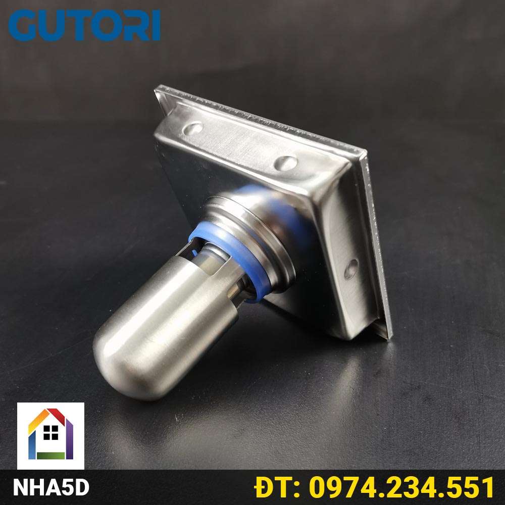 Phễu thoát sàn ngăn mùi 11x11cm Gutori DS1103B - Thoát sàn Inox su304