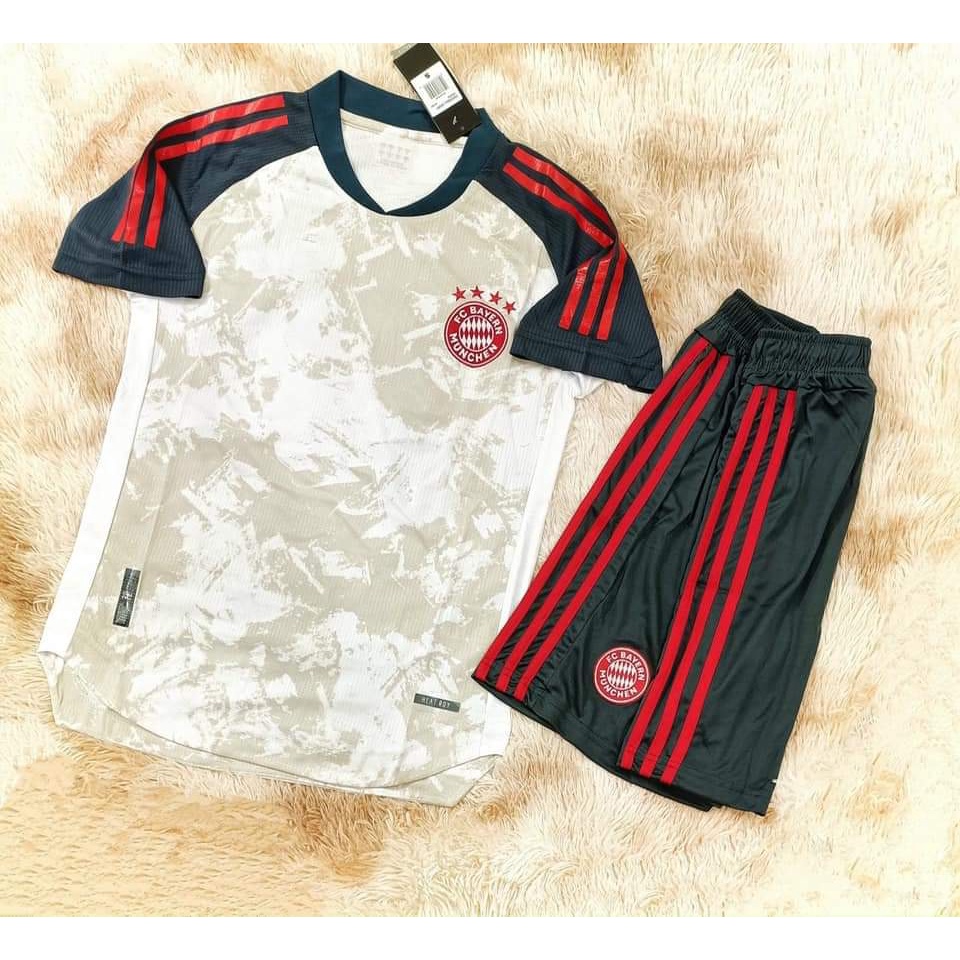 Áo Quần Bóng Đá Câu LẠC BỘ Bayern Munich - Chất Polyester - 2021 full logo