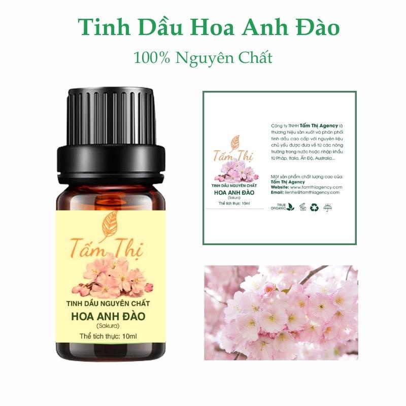 Tinh Dầu Hoa Anh Đào Tấm Thị Tinh Dầu Thiên Nhiên Nguyên Chất 100% Lọ 10ml Giúp Phòng Thơm Mát Đuổi Muỗi Và Côn Trùng