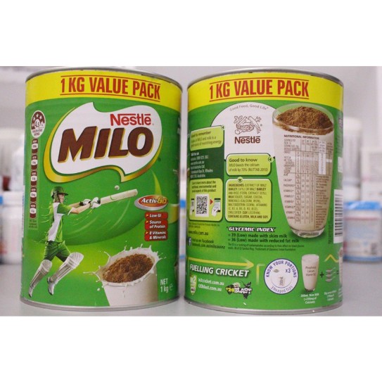 Sữa Milo nội địa Úc hộp 750g, 1kg, 1,25kg