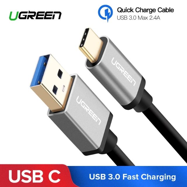 Cáp sạc 3mét/25cm hiệu UGREEN type C
