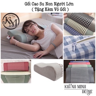{SALE} GỐI CAO SU NON NGƯỜI LỚN - Tặng kèm vỏ gối
