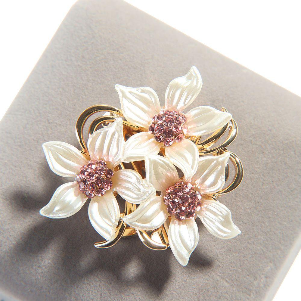 Ghim Cài Khăn Choàng Bằng Hợp Kim Hình Hoa Đáng Yêu