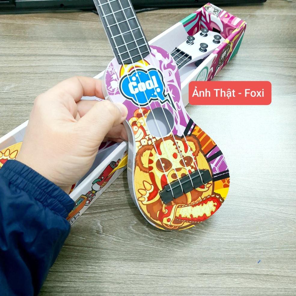 Đồ chơi phát nhạc và nhạc cụ Đàn Guitar Mini-Ukulele cho bé vừa chơi vừa học phát triển trí tuệ