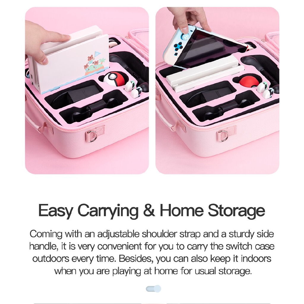 Túi Đựng Máy Chơi Game Nintendo Switch Hình Chân Mèo Xinh Xắn