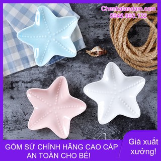 Đĩa ăn dặm Hình Sao Biển chịu nhiệt cao