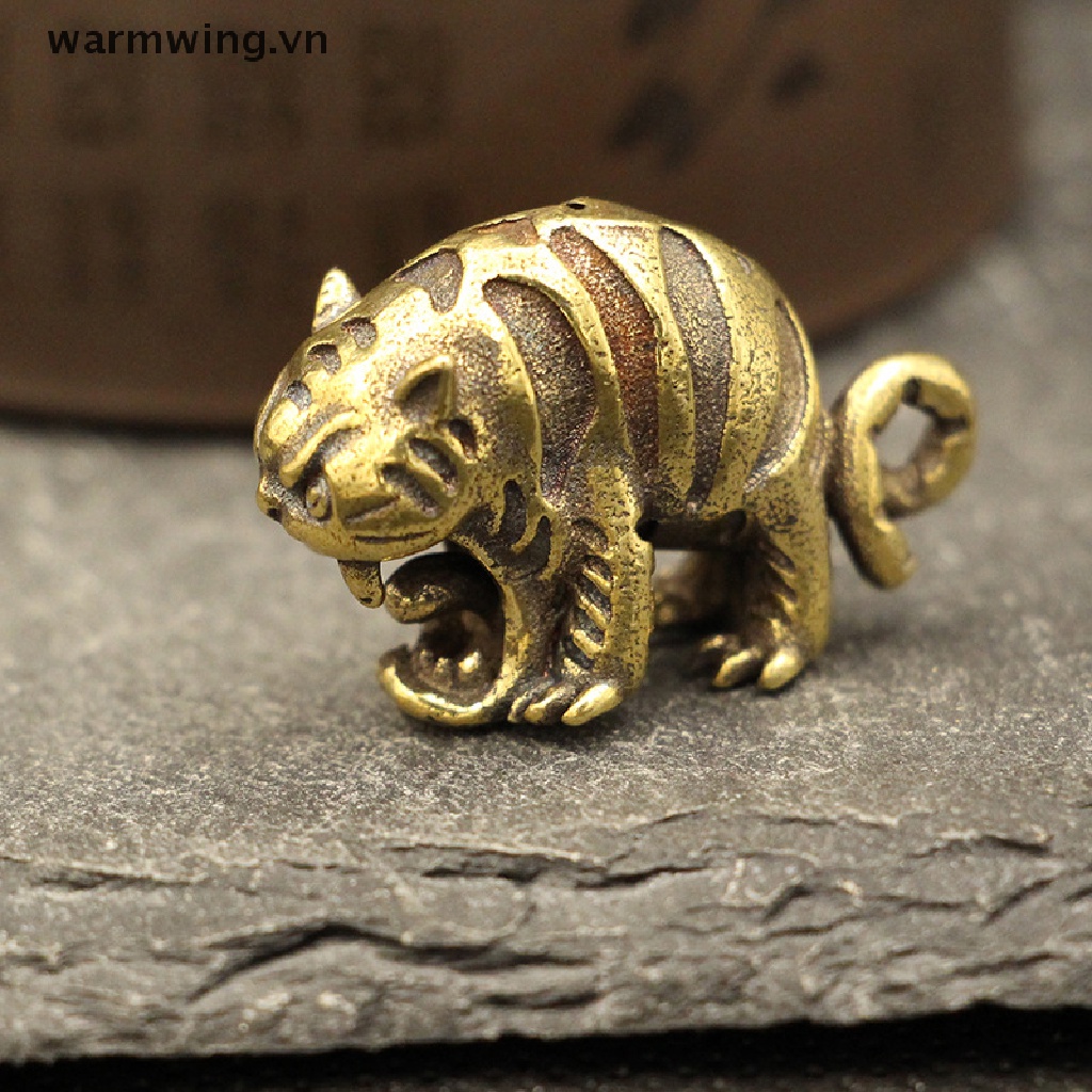 Móc Khóa Hình Chú Hổ Bằng Đồng Thau Dễ Thương