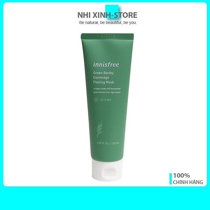 Mặt Nạ Tẩy Tế Bào Chết Innisfree Green Barley Gommage Peeling Mask