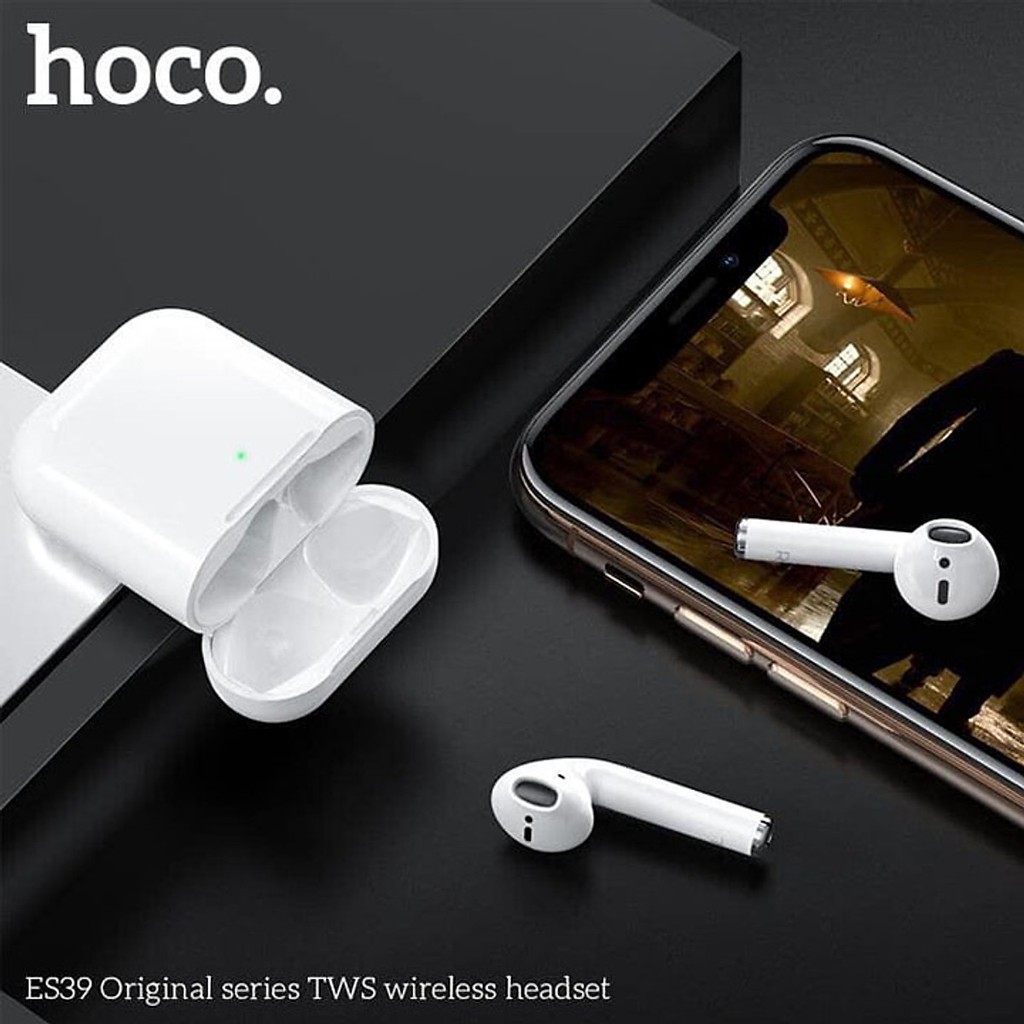 Tai Nghe Âm Thanh Hay Bluetooth Hoco EW02 ES39 Kèm Đốc Sạc, Đàm Thoại Bluetooth 5.0(CHÍNH HÃNG)